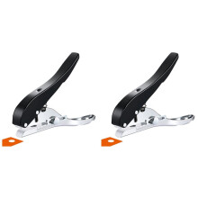 2X Hole Punch 5/16 Inch-8mm Single Hole Hole Punch, Heavy Duty Hole Punch Single, Portable Handheld Long Hole Hole Punch
