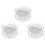 3X Kitchen Multifunctional Garlic Crusher Manual Garlic Press Roll Crusher Chopper Kitchen Gadgets Accessories White 1
