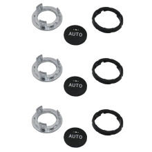 3X Kit de RéParation de Commutateur de Bouton de Bouton de Rotation de Contrôle de Climatisation 61319393931 pour - X5 X6 F10 F07 F02 F15 F16