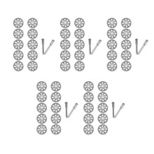 50 Piezas Accesorios 20mm Disco de Corte de Diamante para Disco de Muela de Metal Sierra Circular para Taladro Herramienta Rotativa