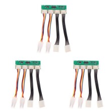3X 12 V 4-in-1 Quadratischer 4-Poliger Lüftersimulator-Emulator, Speziell für S19k Pro Fan Spoofer Dummer