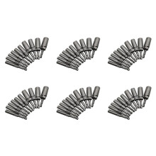 60Pcs 5.5mm-14mm Hex Socket Sleeve Nozzles Nut Driver Set for Power Drills Impact Drivers Power Screwdriver Handle Tools