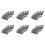 60Pcs 5.5mm-14mm Hex Socket Sleeve Nozzles Nut Driver Set for Power Drills Impact Drivers Power Screwdriver Handle Tools 1