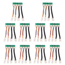 10X 12V 4-in-1 Square 4Pin Fan Simulator Emulator Special for S19k Pro Fan Spoofer Dummer