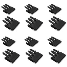 12X Front Center Side Air Vent Outlet Tab Clips, AC Vent Adjustment Buckle Repair Kit for 2009-2013
