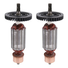 2X AC220V-240V Armature Rotor Ankarbyte för Cirkelhandsåg GKS190 GKS165 GKS 190 GKS 165