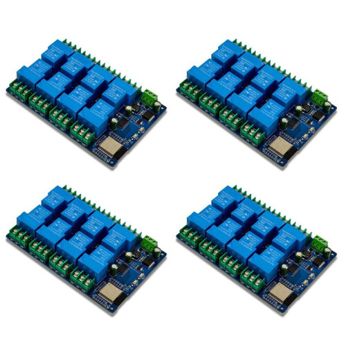 4X 8 Channel Relay Module 30A DC7-28/5V WIFI  Relay Module ESP32-WROOM Development Board