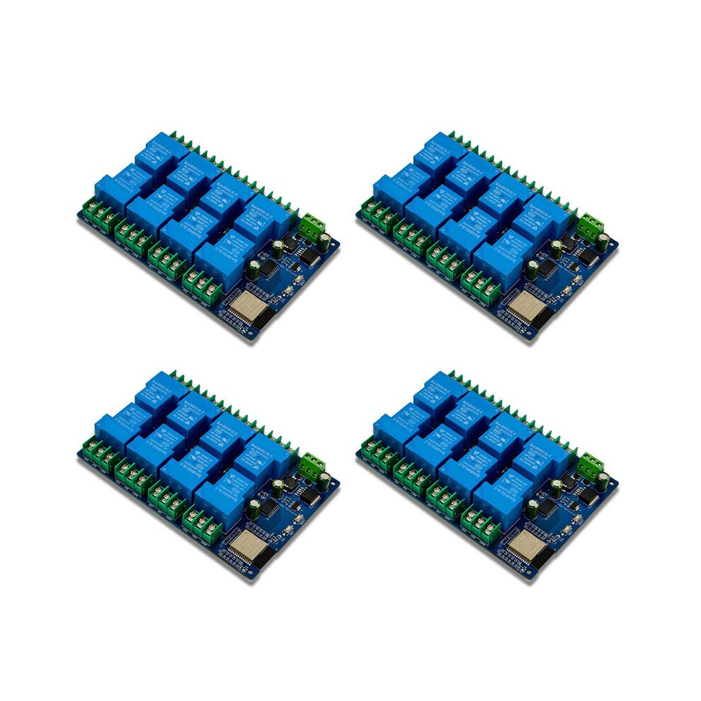 4X 8 Channel Relay Module 30A Dc7-28/5V Wifi Relay Module Esp32-Wroom Development Board 6033360348486