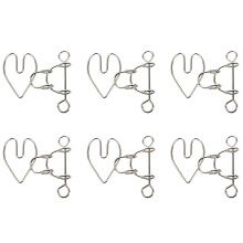6X Crepacuore Filo Cervello Teaser Metallo Puzzle