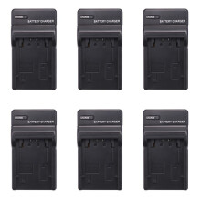 6X Adaptador CA Carregador de Bateria para NP-FV50 NP-FV70 NP-FV100