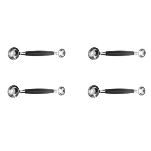 4X Double Ended Headed Fruit Icecream  Spoon Melon Baller Parisienne Scoop 30mm