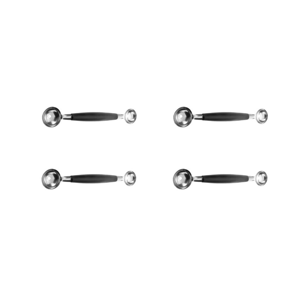 4X Double Ended Headed Fruit Icecream Spoon Melon Baller Parisienne Scoop 30Mm 4711820497234