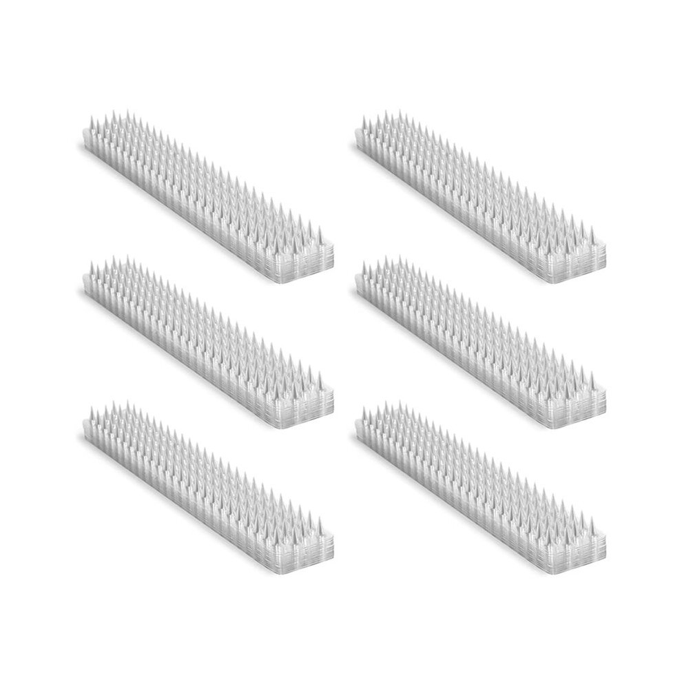 60X Spikes Repeller Cat Plastic Bird Repellent Anti Anti-Bird Squirrel Garden Fences Control Transparent Spikes 6032343697825