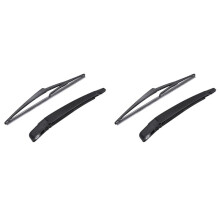 4Pcs Car Windscreen Rear Window Wiper 12Inch Rear Wiper Blade & Arm Set for Qashqai Dualis J10 J11 2006-2019