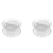 2X Kitchen Multifunctional Garlic Crusher Manual Garlic Press Roll Crusher Chopper Kitchen Gadgets Accessories White