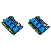 2X 4-Kanal-Relaismodul 30A DC7-28/5V WIFI -Relaismodul ESP32-WROOM-Entwicklungsboard