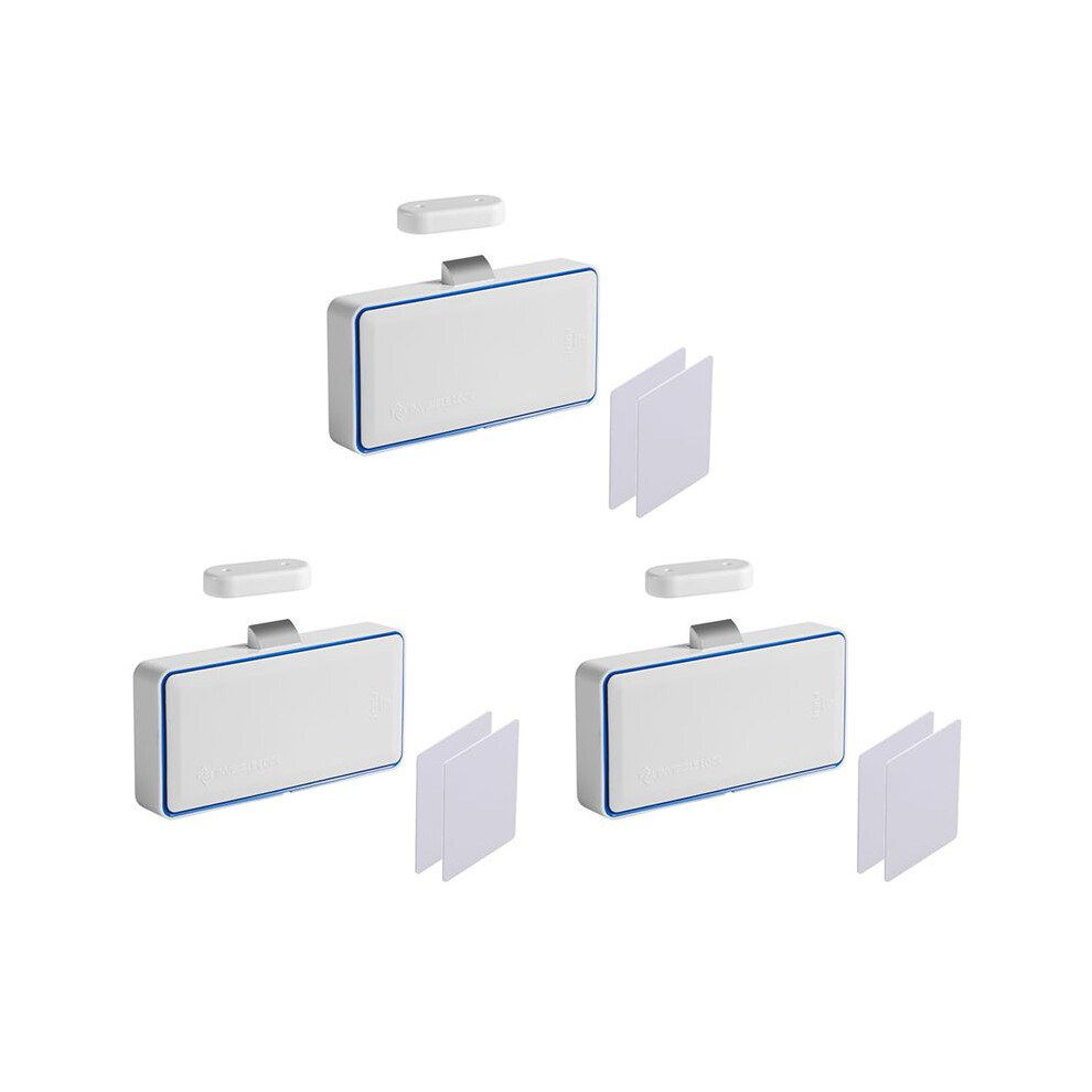 3X Hidden Cabinet Lock, Nfc Rfid Electronic Diy Child Safety Proofing Lock For Cabinet Drawer Locker Cupboard 6032556336757