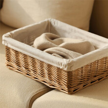 Handwoven Storage Basket - Willower Weaving for Kitchen, Toys, Snacks Sundries Organizer Box for Home C