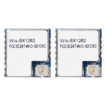 2X SX1262 Wireless Module,Wio-SX1262 Embedded, Supports LoRa&LoRaWAN EU868 & US915