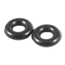 120 Juntas Tóricas de Goma de 2,5 mm x 6,5 mm x 2 mm para la Pesca de Gusanos Locos