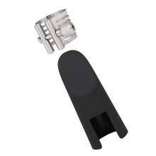Alto Saxophone Clamp Metal Reed Holder for Stable Reed Position and Elegant Mouthpiece Fit