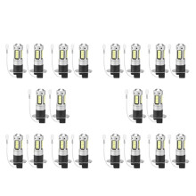 20-Delige H3 Super Heldere LED-Mist DRL-Gloeilampenset 6000K Wit