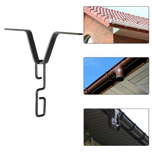 Rain Chain Gutter Clip,Rain Chain Adapter Hook, Standard Mounting Combination 2