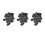 30 Pcs Movable 7mm Inner Diameter Black Ferrite Core Ring Cable Clip 1