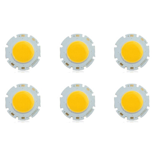 6X 3W COB High Power Super Bright Light Lamp Bead LED Chip Warm White Light