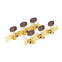 2pcs Bass Tuning Pegs Durable Metal Guitar Tuning Keys for Electric and Acoustic Guitars