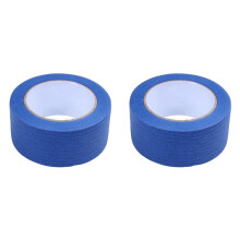 2 Stücke 50M 3D Drucker Blau Tape 50mm Breites Bett für Maler Klebeband
