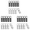 30Pcs Zipper Pull-Tab Replacement, Metal Zipper Puller Zip Slider Extender Handle Mend Fixer for Suitcases Backpacks 1