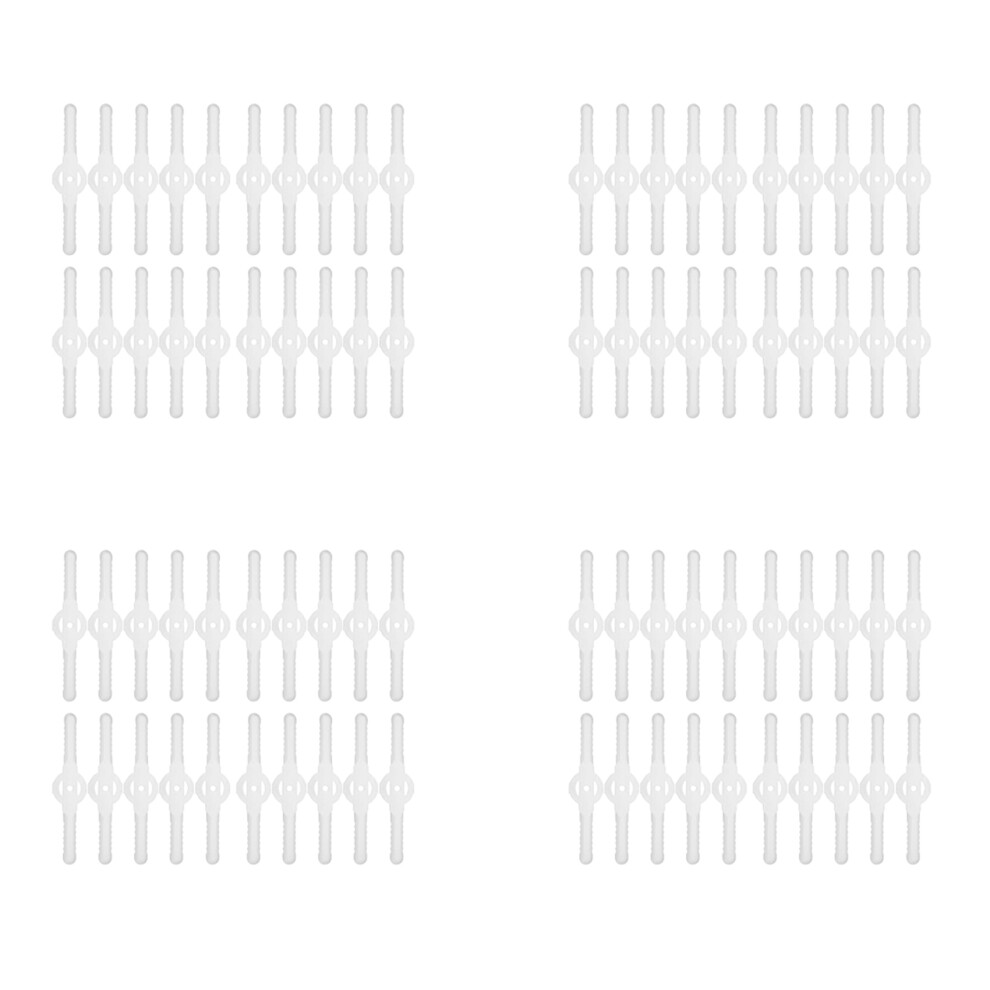 80Pcs Plastic Grass Trimmer Blades Lawn Mower Trimmer Accessories Lawn Mower Blade Cordless Trimmer Garden Tool 6031771497830
