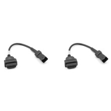 2X OBD Motorcycle Cable for 4 Pin Plug Cable Diagnostic Cable 4Pin to OBD2 16 Pin Adapter