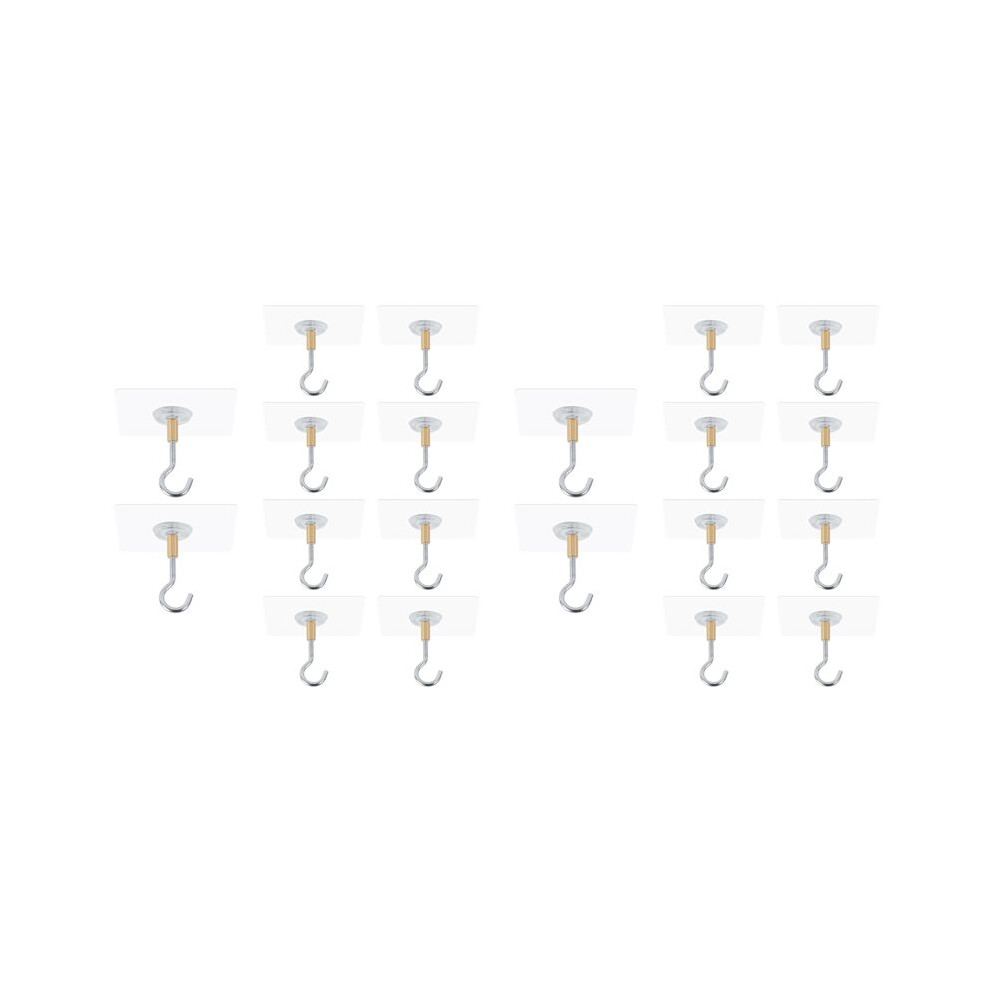 Adhesive Ceiling Hooks,20Pack Ceiling Hanger Hooks,Sticky Ceiling Hooks Hold 5Kg,Hooks For Hanging Plants,Lanterns 6031559365177
