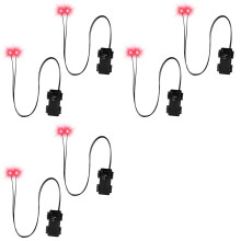 Halloween Led Glowing Eyes with Timer,6 Pcs Light SkeletonEyes,Horror Diy Eyes for Masks,Pumpkins,Tombstones,Props A