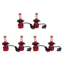 6x H4 Hb2 9003 2200W 330000Lm 4-Side LED Headlight Kit Hi/Lo Power Bulbs 6000K