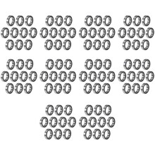 100PCS 6701-2RS 12X18X4 mm Miniature Double Rubber Sealed Deep Bearings