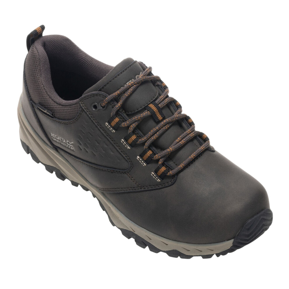 Regatta (8 Uk, Peat/Tan) Mens Amble Waterproof Low Cut Walking Shoes