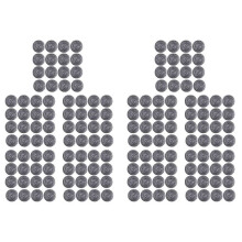 160 PCS Stainless Steel Sponges Scrubbers, Utensil Scrubber Scouring Pads for Removing Rust Dirty Cookware Cleaner