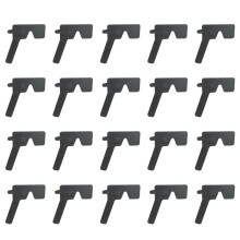 20X Professional Ophthalmic Lorgnette 17 Pinhole Black Plastic Vision Test Eye Occluder