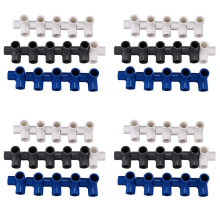 64pcs Plastic PVC 20mm Hose Tee Connector 3 Way Joint for Garden Irrigation Watering Pipe Adapter Tube Parts Tools