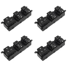 4X Car Front Left Drive Side Power Window Control Button for Rio (4Door) 2012-2015 93570-1W155