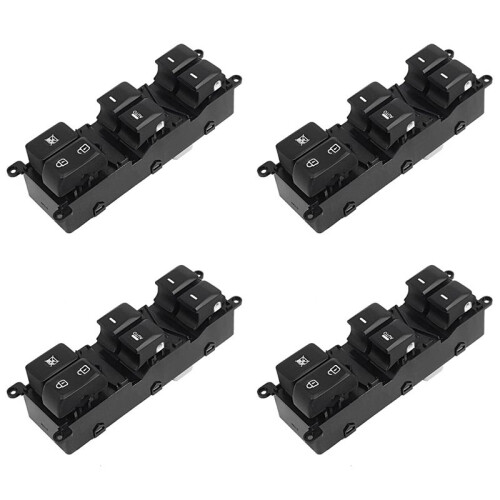 4X Car Front Left Drive Side Power Window Control  Button for  Rio (4Door) 2012-2015 93570-1W155