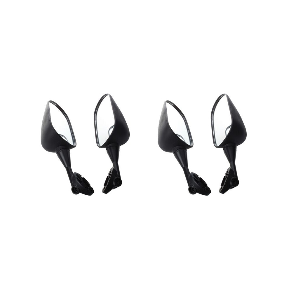 2 Pair Mirrors Matt Moto For Cbr 600 F4 / F4i 1999-2005 Black 4712319721335