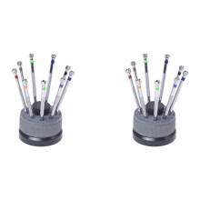 Kit con 18 Cacciaviti 9 Lame Base di Riserva per Orologi Attrezzi da Orologiaio