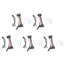 5X Adaptador de Cabo de ÁUdio para Carro para Fiesta Focus Mondeo 6000CD RáDio Music Stream