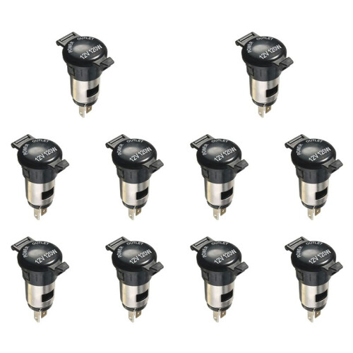 10X 12V 120W Cigarette Lighter Power Socket Plug Outlet for Car Motorcycle Boat