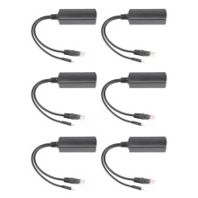 6X POE Power Supply Module Standard Isolated Splitter 48V to 5V2.4A USB Interface Splitter