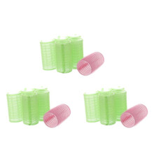 18x Self Grip Hair Rollers Cling DIY Hair Curlers 3cm